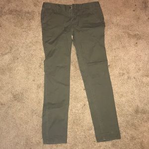 OLIVE GREEN SKINNY JEAN